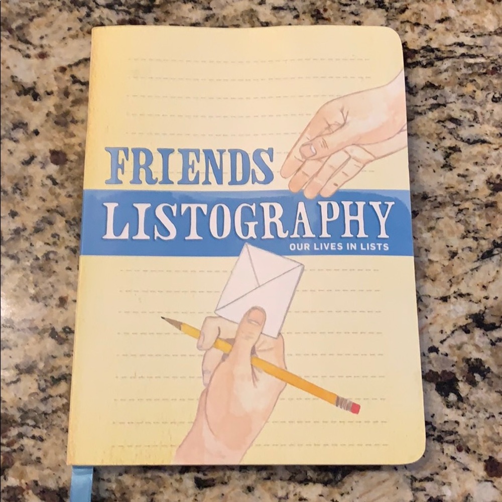 Friends Listography book